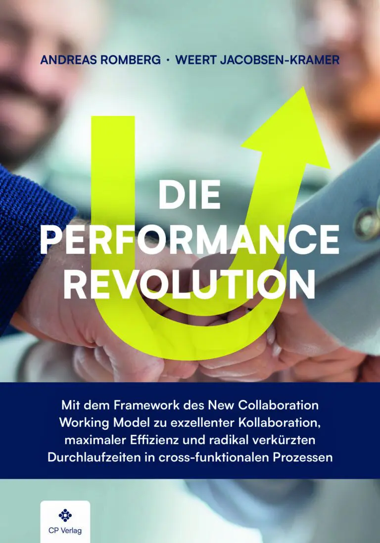 Buchcover „Die Performance-U-Revolution“ von Dr. Andreas Romberg und Weert Jacobsen-Kramer
